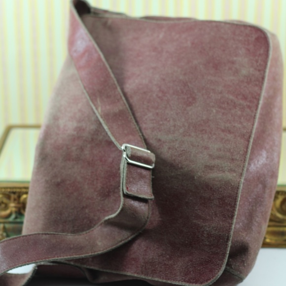 Aldo Vintage Red Leather Bag - Picture 8 of 15